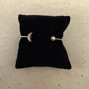 Chan Luu Open Cuff with Pyrite and Diamonds